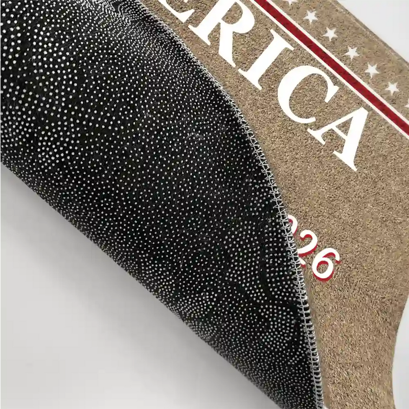 America 250th Anniversary Family With US State - Personalized Doormat
